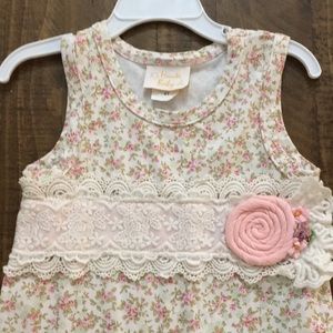 4T Pink Floral Haute Baby Dress